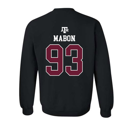 Texas A&M - NCAA Football : Nathan Mabon - Black Out 2026 Crewneck Sweatshirt-1