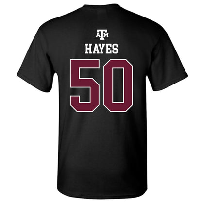 Texas A&M - NCAA Football : Dayon Hayes - Black Out 2026 T-Shirt-1