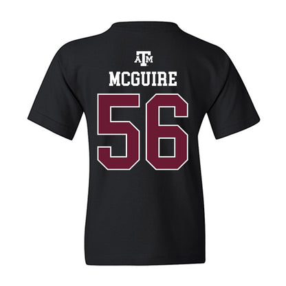 Texas A&M - NCAA Football : Nelson Mcguire - Black Out 2026 Youth T-Shirt-1