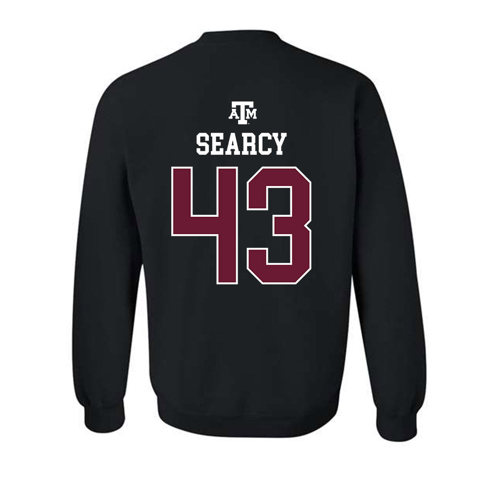Texas A&M - NCAA Football : Jeremiah Searcy - Black Out 2026 Crewneck Sweatshirt-1