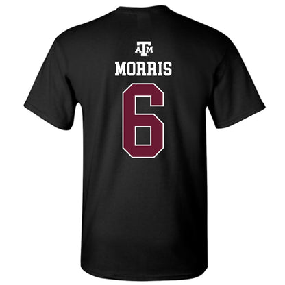 Texas A&M - NCAA Women's Volleyball : Taryn Morris - Black Out 2026 T-Shirt-1