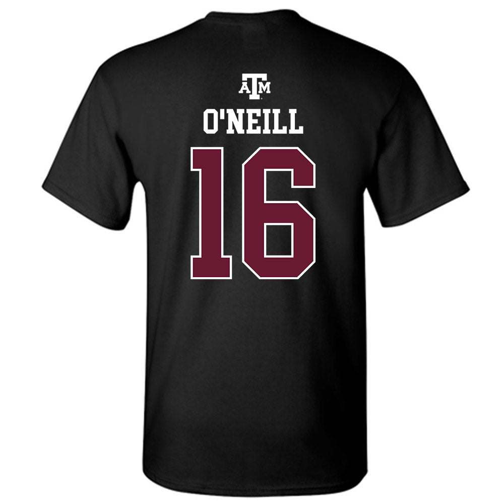 Texas A&M - NCAA Football : Miles O'Neill - Black Out 2026 T-Shirt-1