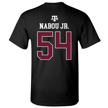 Texas A&M - NCAA Football : Mark Nabou Jr. - Black Out 2026 T-Shirt-1