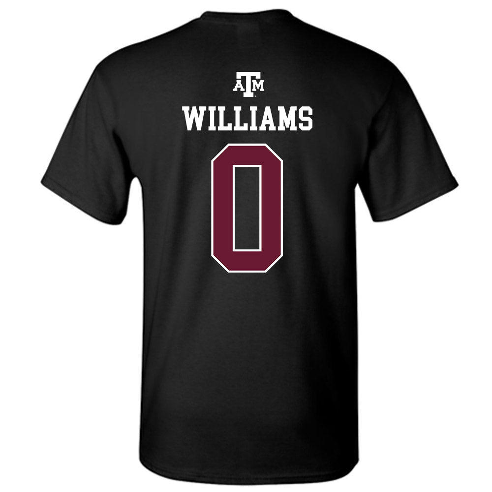 Texas A&M - NCAA Football : Scooby Williams - Black Out 2026 T-Shirt-1