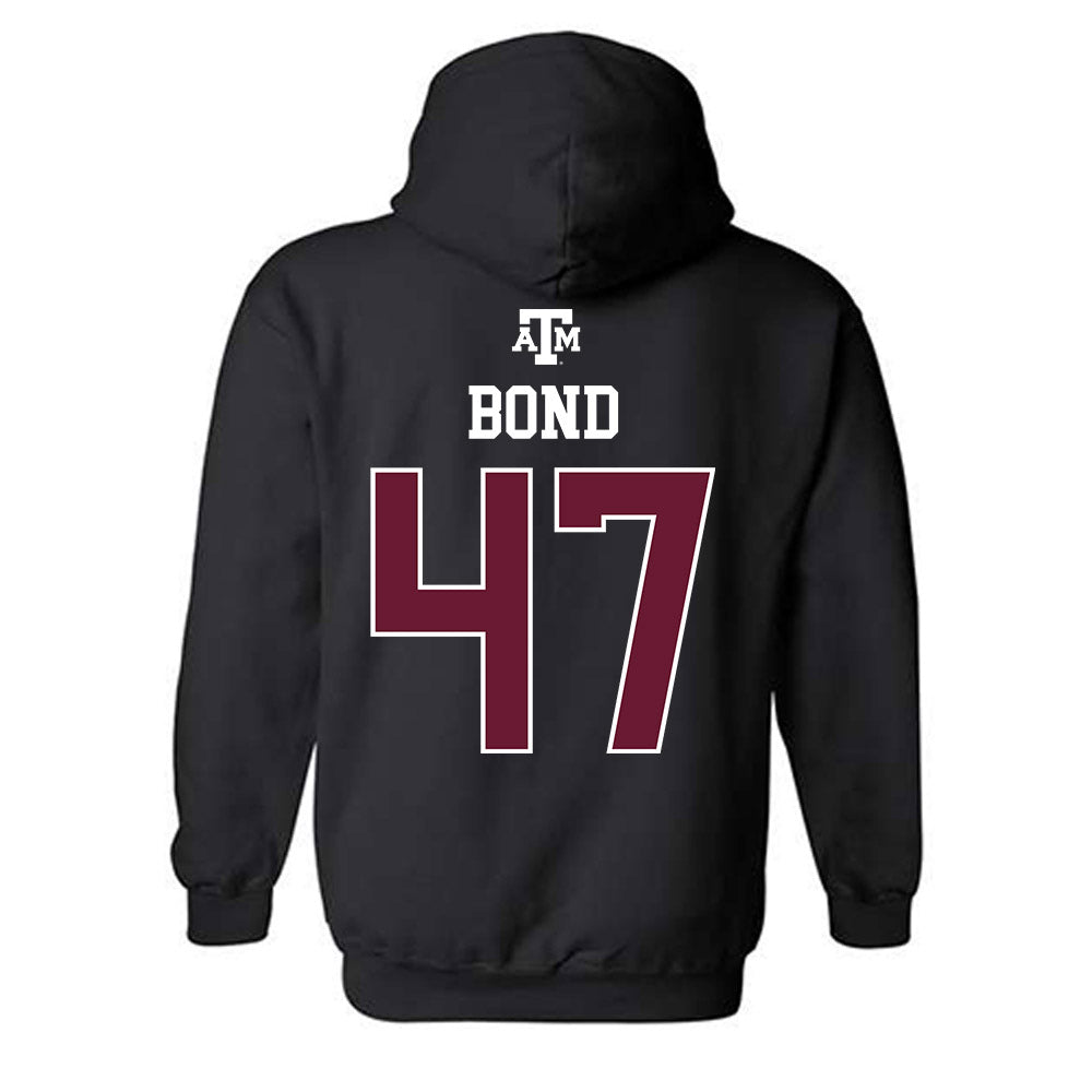 Texas A&M - NCAA Football : Randy Bond - Black Out 2026 Hooded Sweatshirt-1