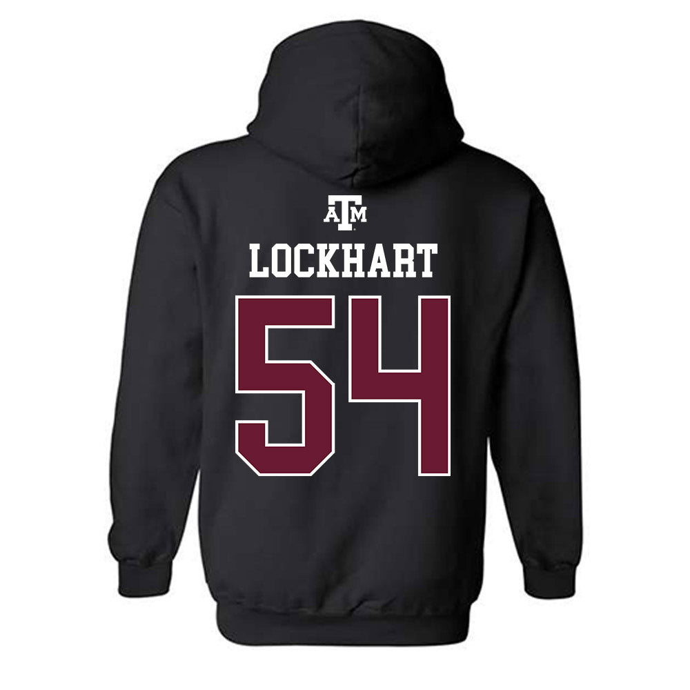 Texas A&M - NCAA Football : Jordan Lockhart - Black Out 2026 Hooded Sweatshirt-1