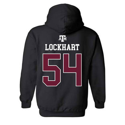 Texas A&M - NCAA Football : Jordan Lockhart - Black Out 2026 Hooded Sweatshirt-1