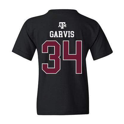 Texas A&M - NCAA Football : Kyle Garvis - Black Out 2026 Youth T-Shirt-1