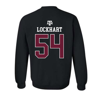 Texas A&M - NCAA Football : Jordan Lockhart - Black Out 2026 Crewneck Sweatshirt-1