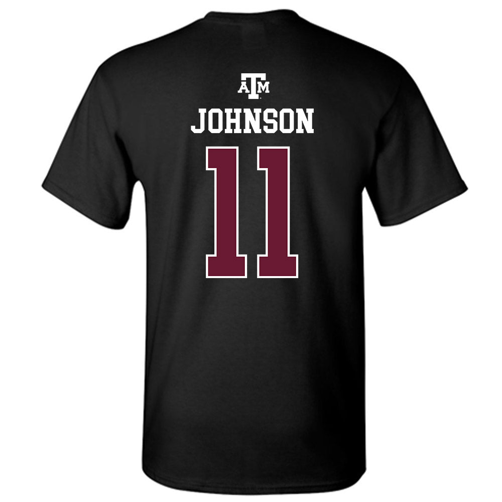 Texas A&M - NCAA Football : Kelshaun Johnson - Black Out 2026 T-Shirt-1