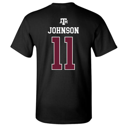 Texas A&M - NCAA Football : Kelshaun Johnson - Black Out 2026 T-Shirt-1
