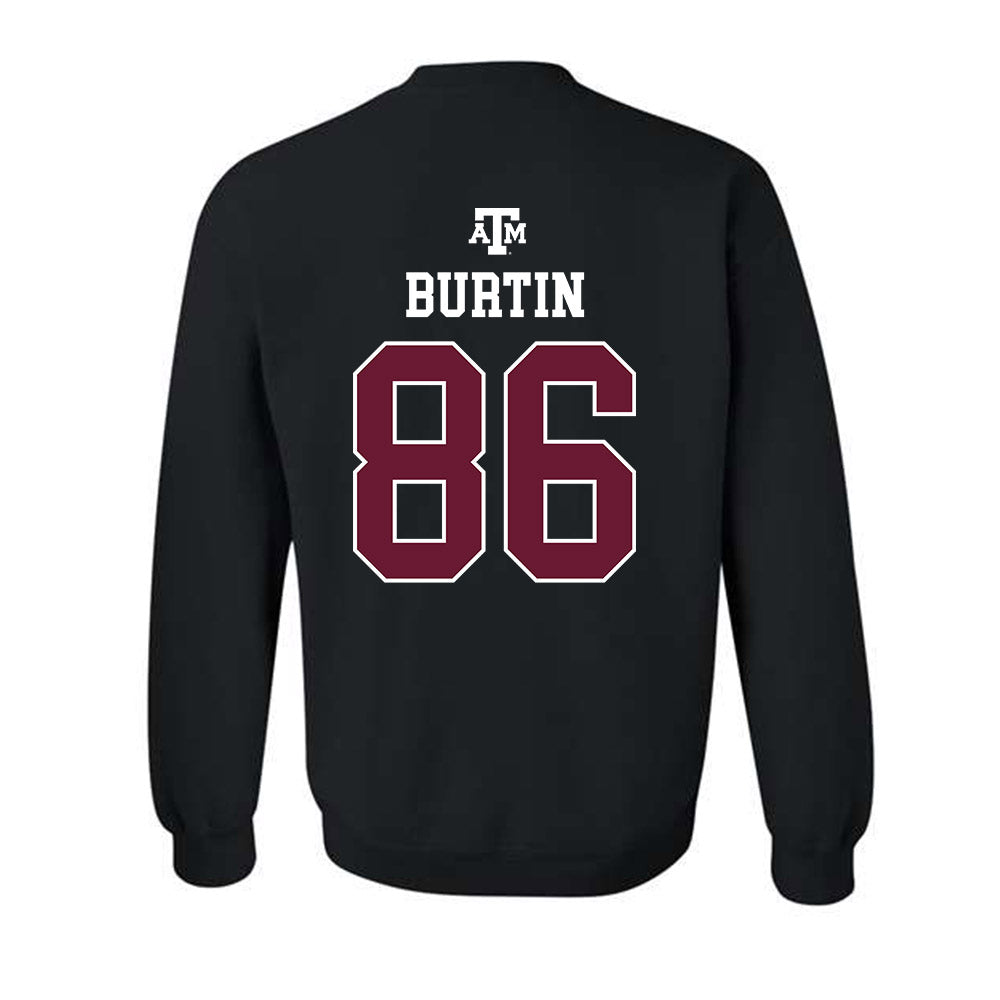 Texas A&M - NCAA Football : Ryan Burtin - Black Out 2026 Crewneck Sweatshirt-1