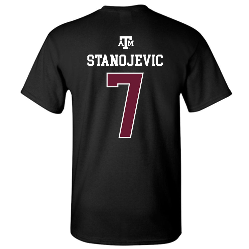 Texas A&M - NCAA Women's Volleyball : Djurdja Stanojevic - Black Out 2026 T-Shirt-1