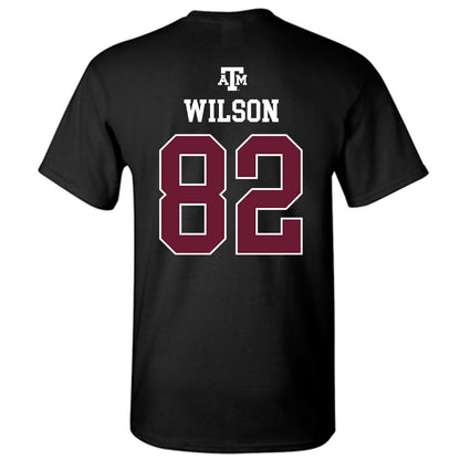 Texas A&M - NCAA Football : Jonah Wilson - Black Out 2026 T-Shirt-1