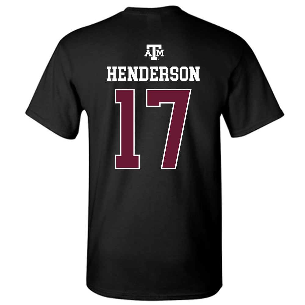 Texas A&M - NCAA Football : Ryan Henderson - Black Out 2026 T-Shirt-1