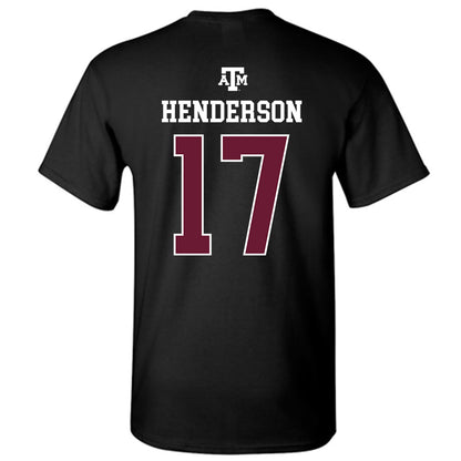 Texas A&M - NCAA Football : Ryan Henderson - Black Out 2026 T-Shirt-1