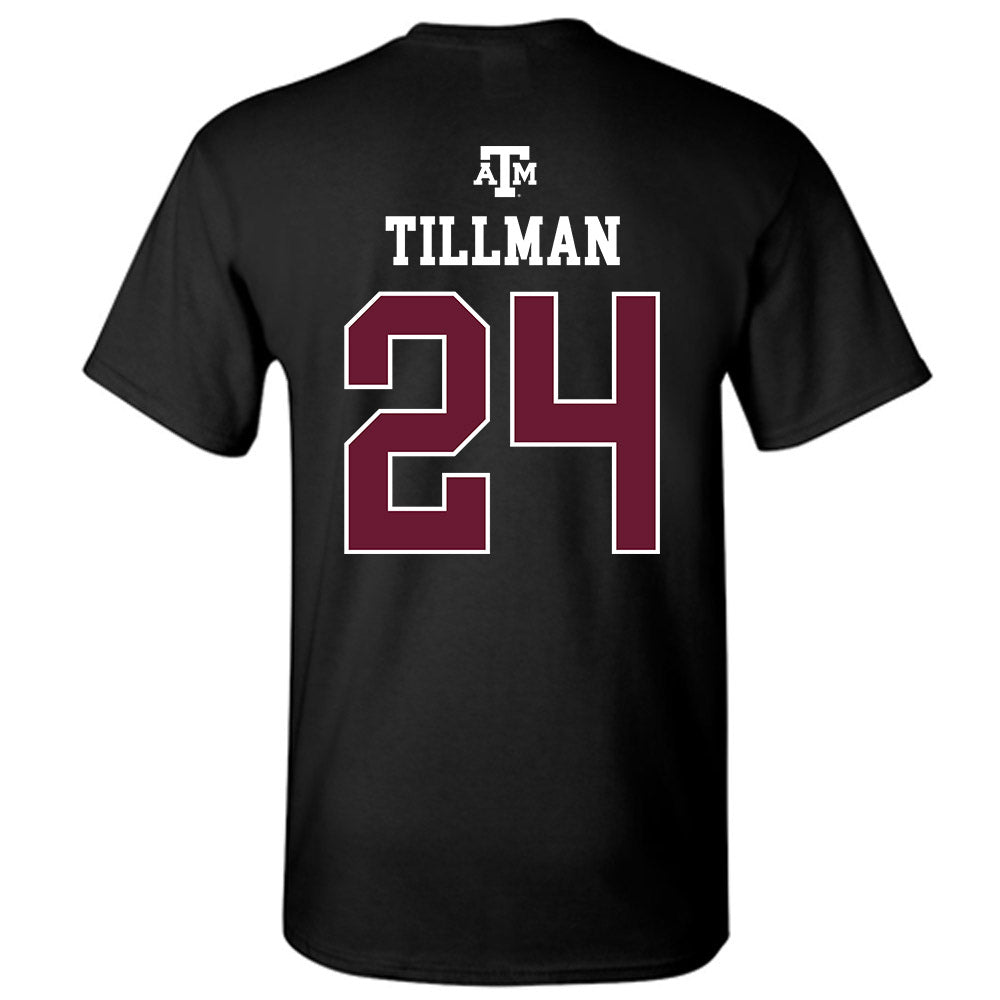 Texas A&M - NCAA Football : Ramarian Tillman - Black Out 2026 T-Shirt-1