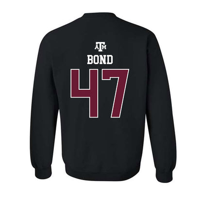 Texas A&M - NCAA Football : Randy Bond - Black Out 2026 Crewneck Sweatshirt-1