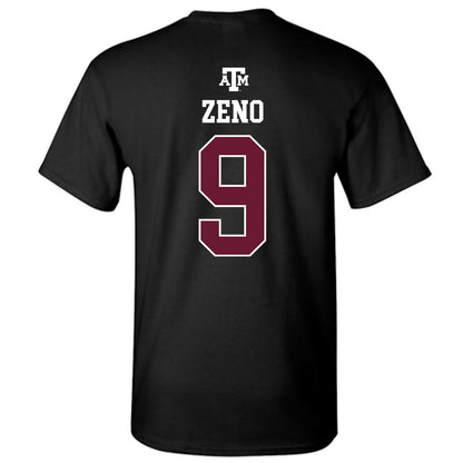Texas A&M - NCAA Football : Jacob Zeno - Black Out 2026 T-Shirt-1