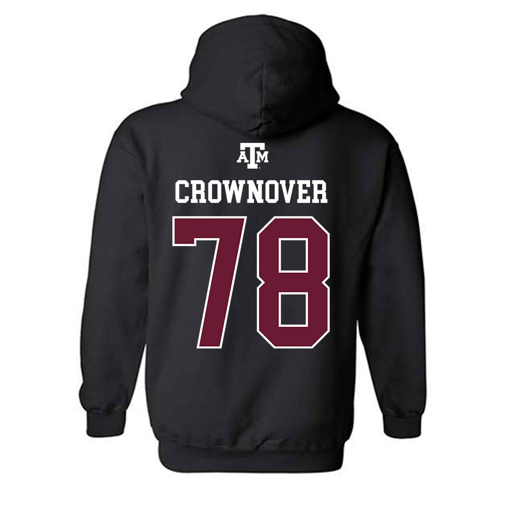 Texas A&M - NCAA Football : Dametrious Crownover - Black Out 2026 Hooded Sweatshirt-1