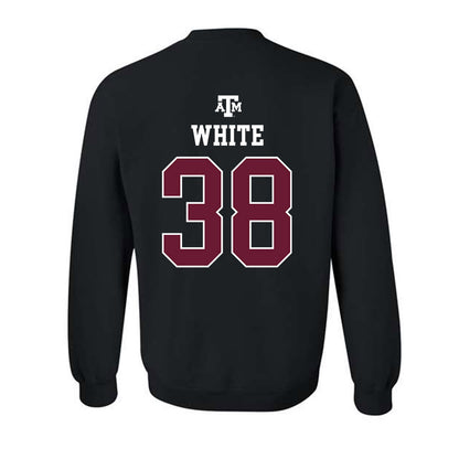 Texas A&M - NCAA Football : Jared White - Black Out 2026 Crewneck Sweatshirt-1