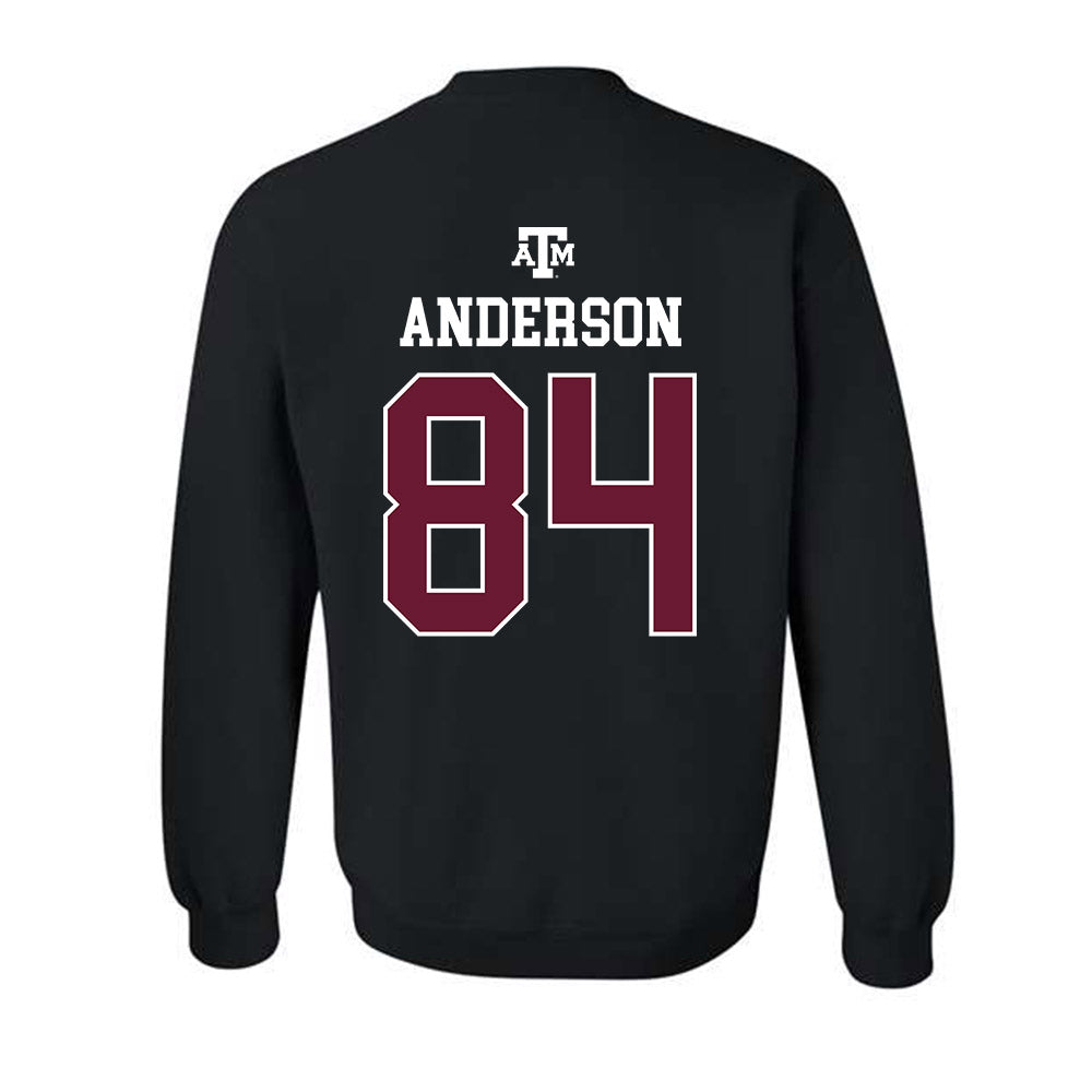 Texas A&M - NCAA Football : Richie Anderson - Black Out 2026 Crewneck Sweatshirt-1