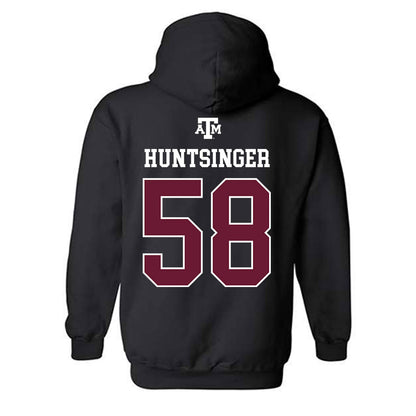 Texas A&M - NCAA Football : William Huntsinger - Black Out 2026 Hooded Sweatshirt-1