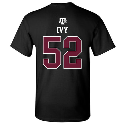 Texas A&M - NCAA Football : Blake Ivy - Black Out 2026 T-Shirt-1