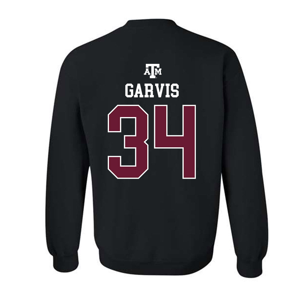 Texas A&M - NCAA Football : Kyle Garvis - Black Out 2026 Crewneck Sweatshirt-1