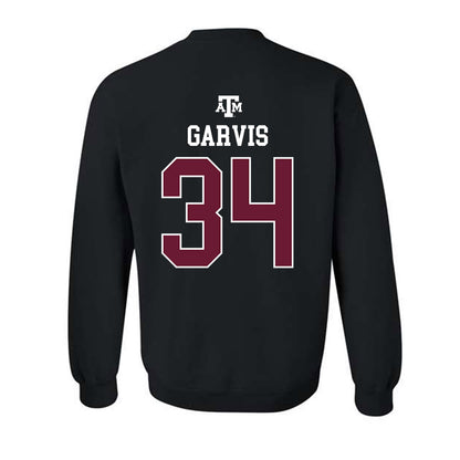 Texas A&M - NCAA Football : Kyle Garvis - Black Out 2026 Crewneck Sweatshirt-1