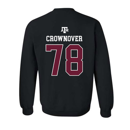 Texas A&M - NCAA Football : Dametrious Crownover - Black Out 2026 Crewneck Sweatshirt-1