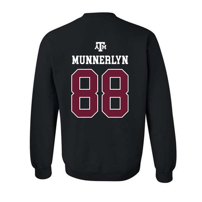Texas A&M - NCAA Softball : Kate Munnerlyn - Black Out 2026 Crewneck Sweatshirt-1