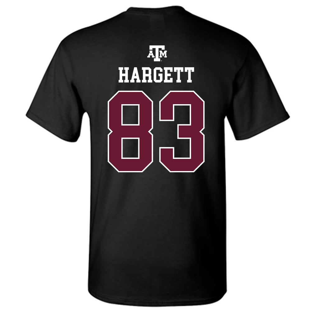 Texas A&M - NCAA Football : Will Hargett - Black Out 2026 T-Shirt-1