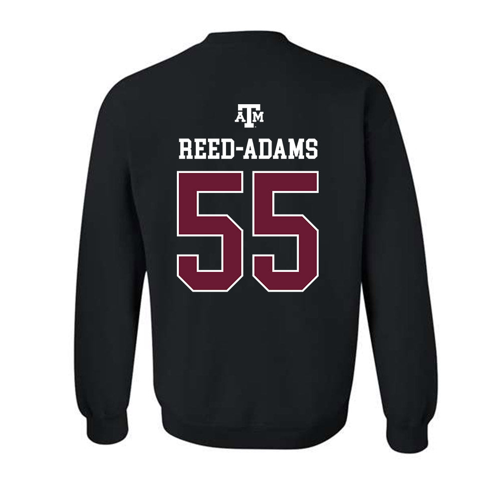 Texas A&M - NCAA Football : Ar'maj Reed-Adams - Black Out 2026 Crewneck Sweatshirt-1
