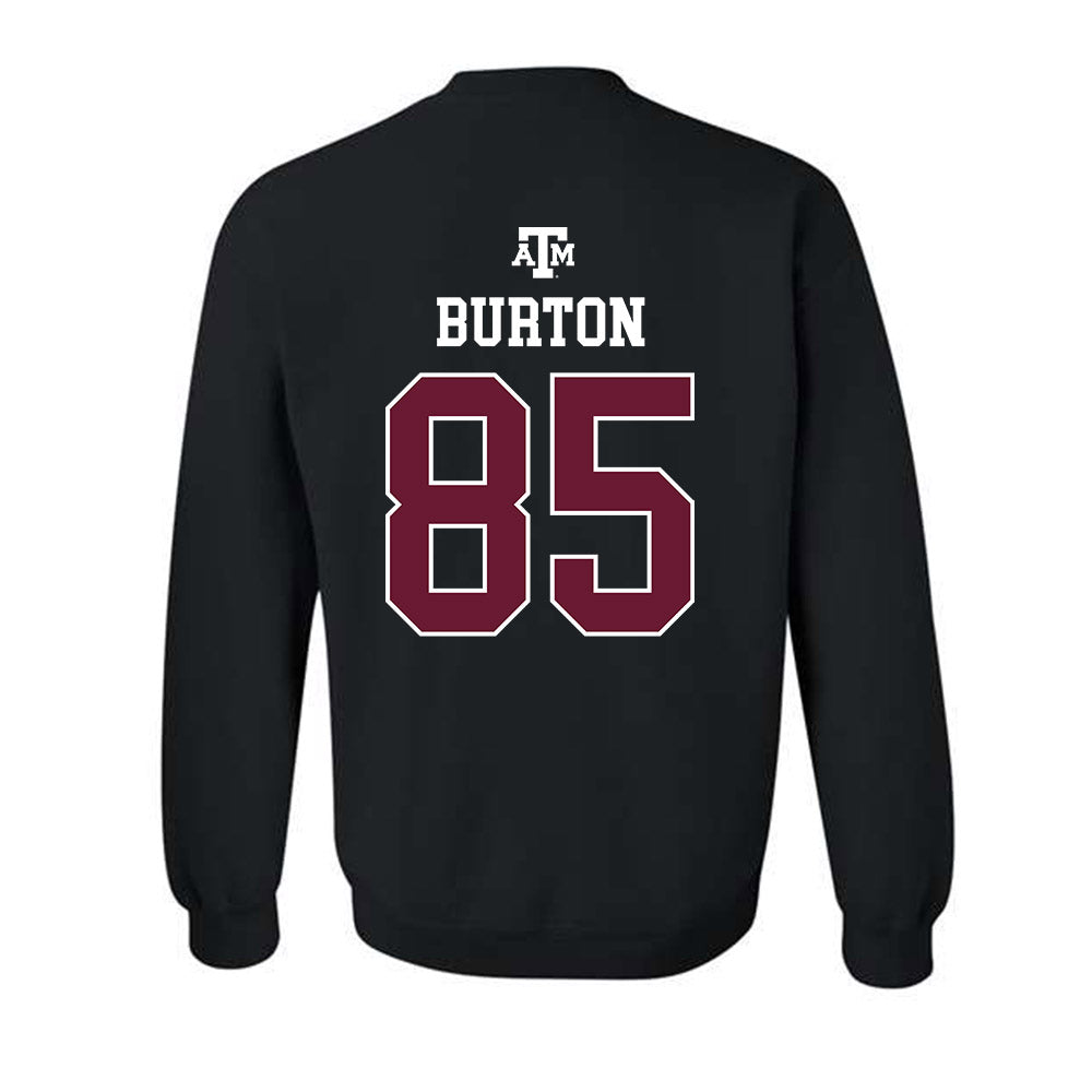 Texas A&M - NCAA Football : Chase Burton - Black Out 2026 Crewneck Sweatshirt-1