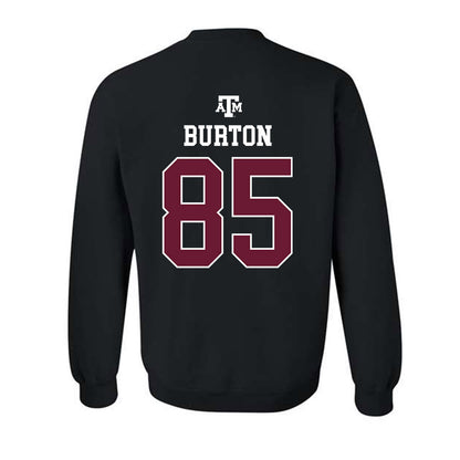 Texas A&M - NCAA Football : Chase Burton - Black Out 2026 Crewneck Sweatshirt-1