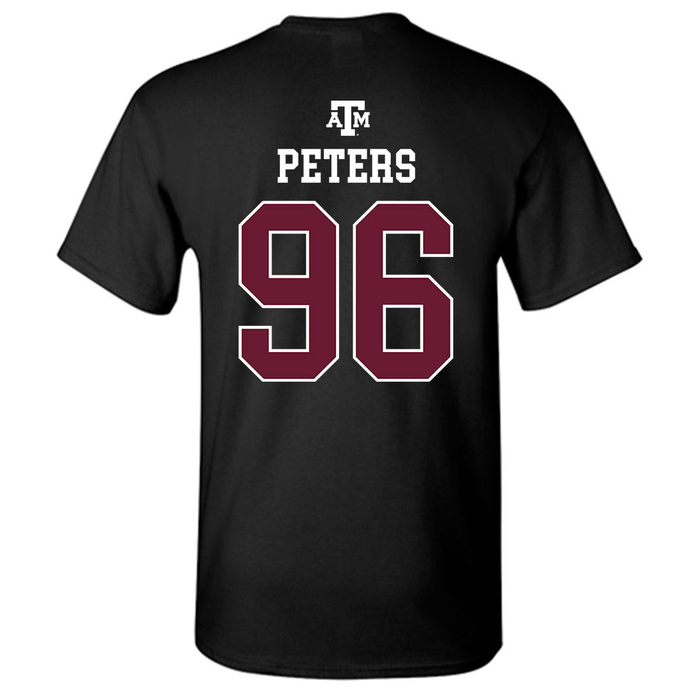 Texas A&M - NCAA Football : Waylon Peters - Black Out 2026 T-Shirt-1