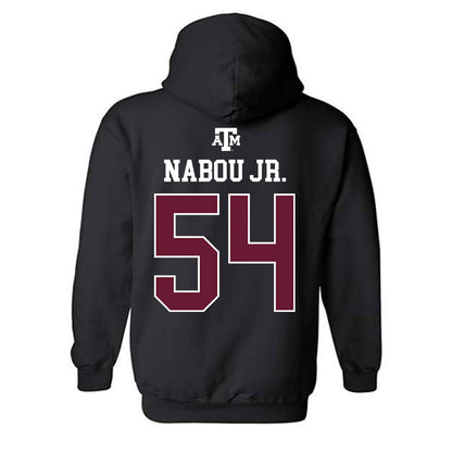Texas A&M - NCAA Football : Mark Nabou Jr. - Black Out 2026 Hooded Sweatshirt-1