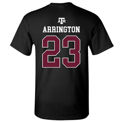 Texas A&M - NCAA Football : Brandon Arrington - Black Out 2026 T-Shirt-1