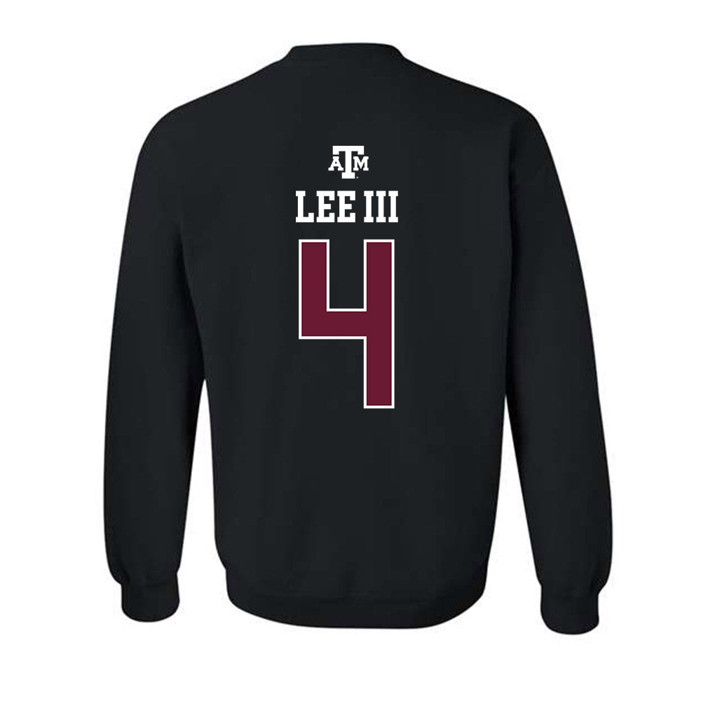 Texas A&M - NCAA Football : Will Lee III - Black Out 2026 Crewneck Sweatshirt-1