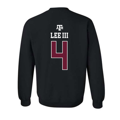Texas A&M - NCAA Football : Will Lee III - Black Out 2026 Crewneck Sweatshirt-1