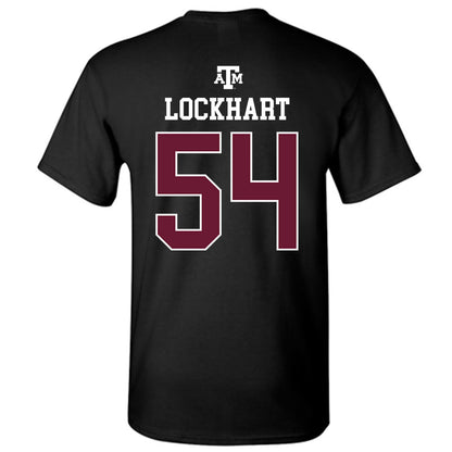 Texas A&M - NCAA Football : Jordan Lockhart - Black Out 2026 T-Shirt-1