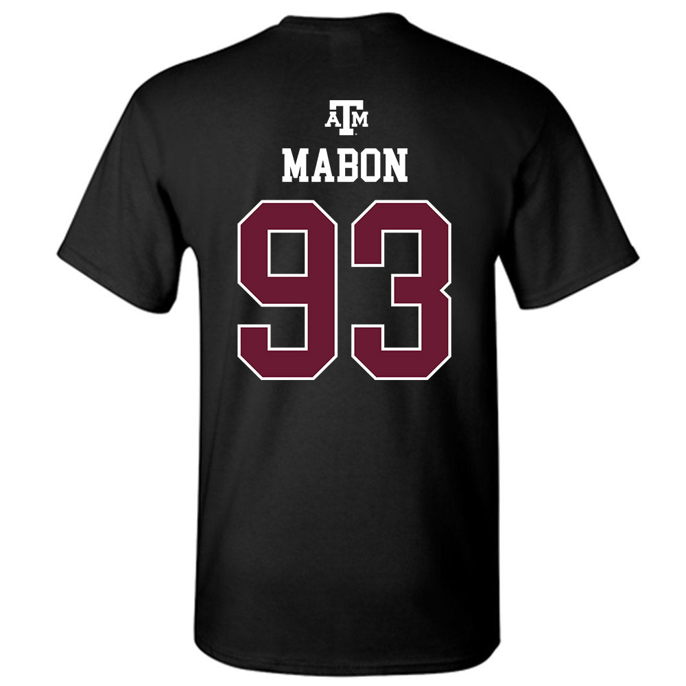 Texas A&M - NCAA Football : Nathan Mabon - Black Out 2026 T-Shirt-1