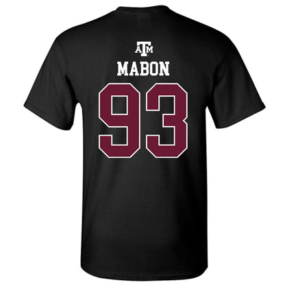 Texas A&M - NCAA Football : Nathan Mabon - Black Out 2026 T-Shirt-1