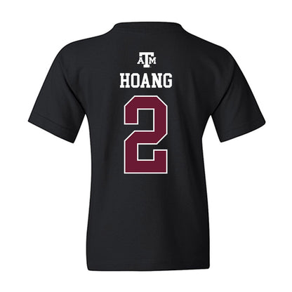 Texas A&M - NCAA Women's Soccer : Emma Hoang - Black Out 2026 Youth T-Shirt-1