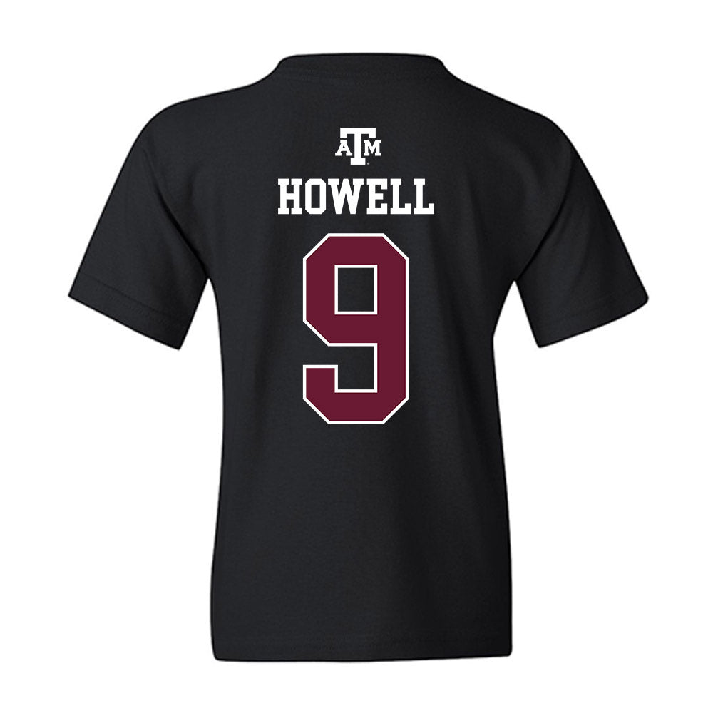 Texas A&M - NCAA Football : Cashius Howell - Black Out 2026 Youth T-Shirt-1