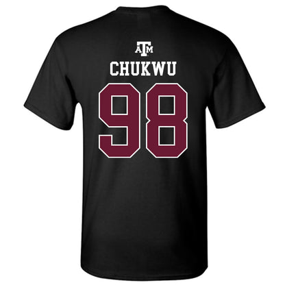 Texas A&M - NCAA Football : Jesse Chukwu - Black Out 2026 T-Shirt-1