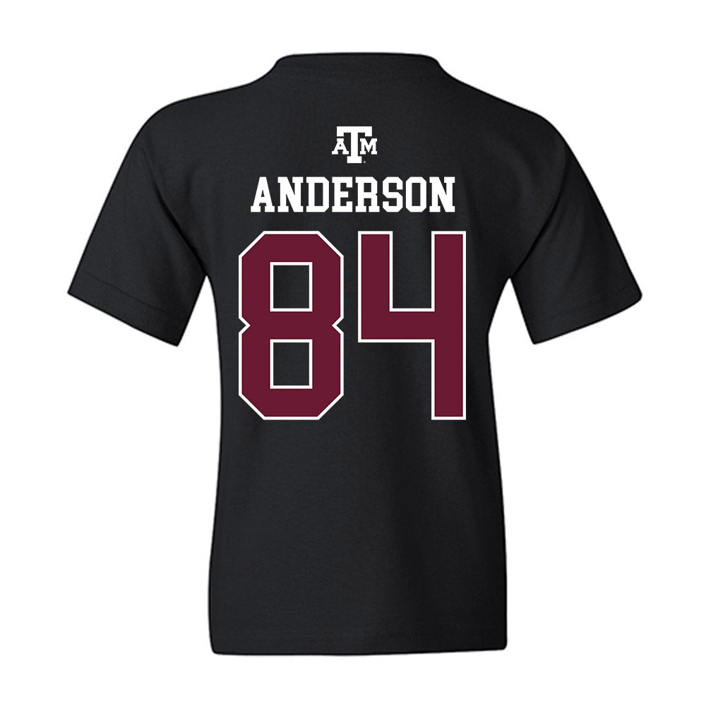 Texas A&M - NCAA Football : Richie Anderson - Black Out 2026 Youth T-Shirt-1