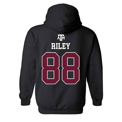 Texas A&M - NCAA Football : Micah Riley - Black Out 2026 Hooded Sweatshirt-1