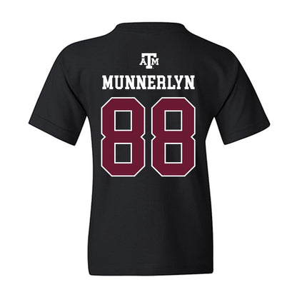 Texas A&M - NCAA Softball : Kate Munnerlyn - Black Out 2026 Youth T-Shirt-1